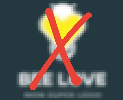Logo pixellisé