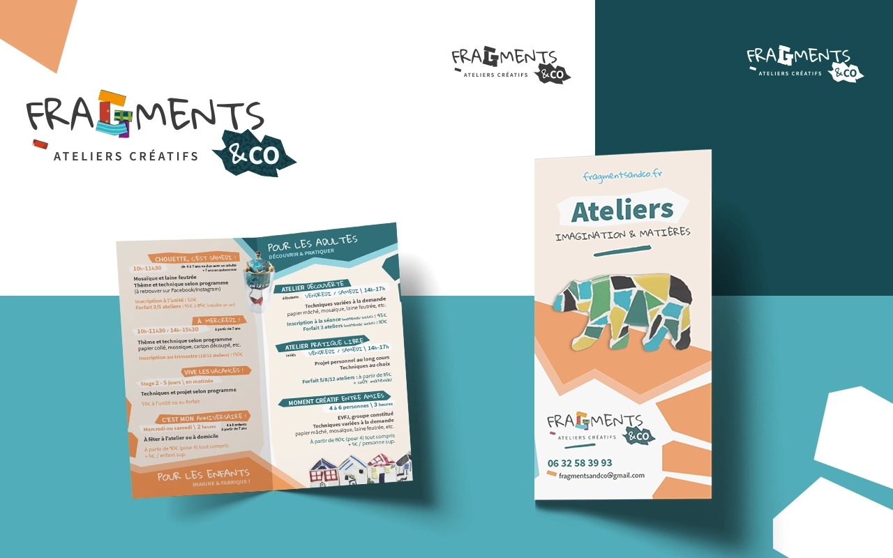 Identité visuelle Fragments & Co