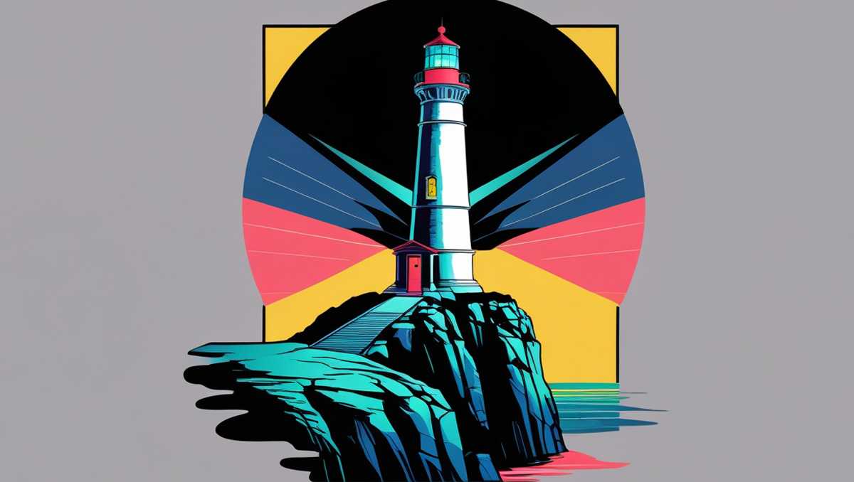 illustration d'un phare qui représente la visibilité d'un site vitrine